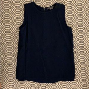 Vince navy snake skin top - size 2